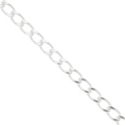 5mm 925 Sterling Silver Curb Chain x 20cm