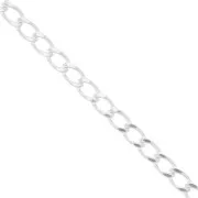 5mm 925 Sterling Silver Curb Chain x 20cm