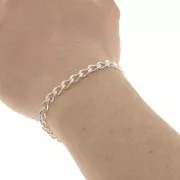 5mm 925 Sterling Silver Curb Chain x 20cm