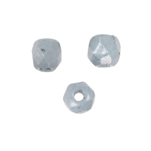 2 mm Veneers - Chalk White Baby Blue Luster x50