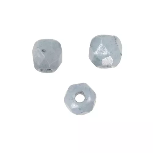 2 mm Veneers - Chalk White Baby Blue Luster x50