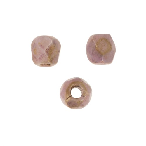 2 mm Veneers - Chalk White Lila Gold Luster x50