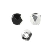 2mm Faceted beads (True 2) Jet Labrador x50|raw }}