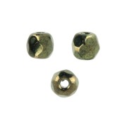 2mm Faceted beads (True 2) Jet Red Luster x50