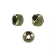 2mm Faceted beads (True 2) Jet Red Luster x50