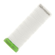 Gütermann recycled polyester sewing thread - White (n°800) x100m