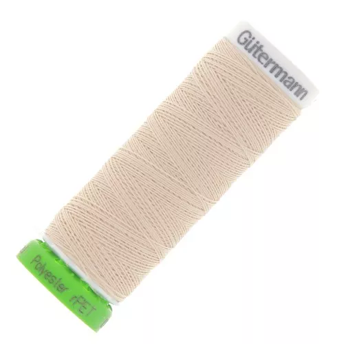 Gütermann recycled polyester sewing thread - Beige (n°169) x100m