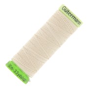 Gütermann recycled polyester sewing thread - Cream (n°802) x100m
