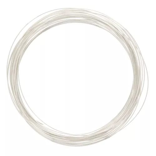 0.8mm 925 Sterling Silver Hard round wire - hardened x10m