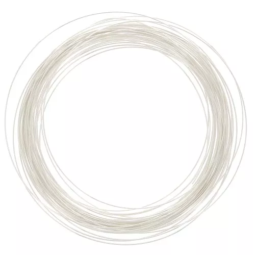 0.6mm 925 Sterling Silver Hard round wire - hardened x10m