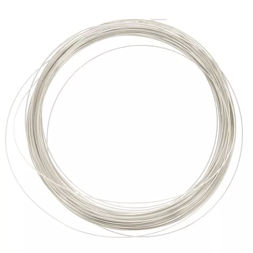 0.4mm 925 Sterling Silver Hard round wire - hardened x20m