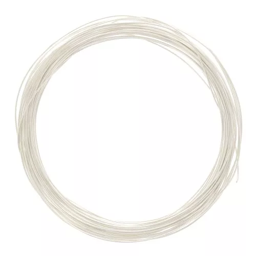 0.8mm 925 Sterling Silver Half-Hard round wire - annealed x10m