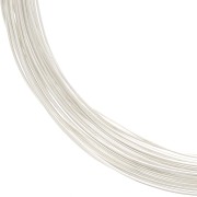 0.8mm 925 Sterling Silver Half-Hard round wire - annealed x10m