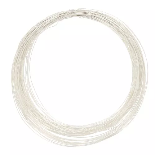 0.4mm 925 Sterling Silver Half-Hard round wire - annealed x20m