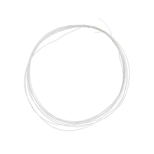 0.2mm 925 Sterling Silver Half-Hard round wire - annealed x20m