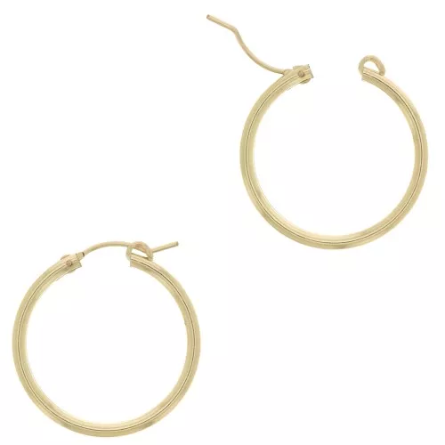 27mm Gold Filled hoop earrings to decorate x2