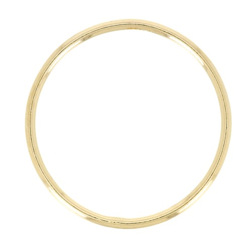 Gold filled smooth ring - Size 49 x1