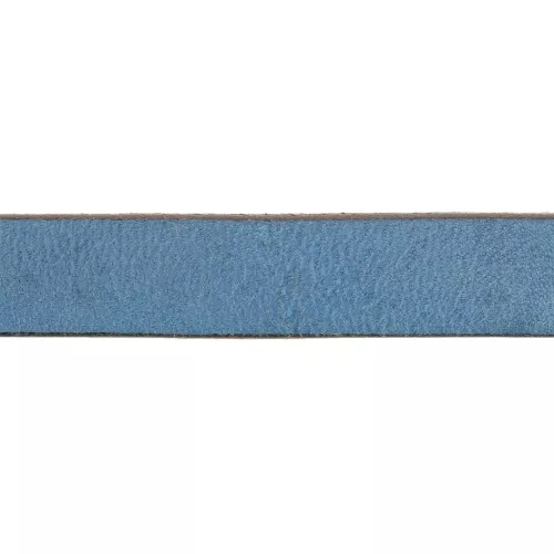 Leather lace 10mm Peacock blue x30cm