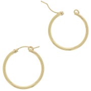 34mm Gold Filled hoop earrings to decorate x2