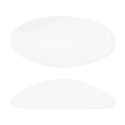20x10mm Athos 3D by Puca® oval glass cabochon - Crystal Mat x1