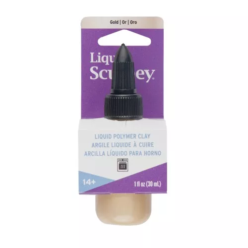 Sculpey Liquid Clay - Baking Liquid Clay - Gold x30ml