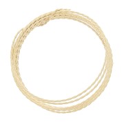 0.91mm Gold filled round twisted flexible wire x1.5m|raw }}