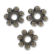 Metal spacer beads 4mm Bronze tone x20