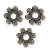 Metal spacer beads 4mm Bronze tone x20