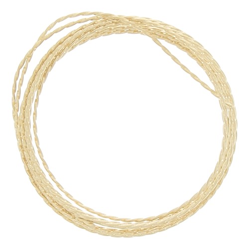 0.91mm Gold filled round twisted half-hard wire x1.5m