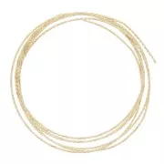 1.02mm Gold filled Square twisted hard wire x1.5m