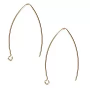 32mm Gold filled earwires x40