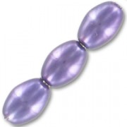 Olives beads 6x4 mm Lilac x50