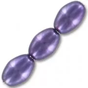 Olives beads 6x4 mm Lavender x50