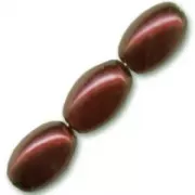 Olives beads 6x4 mm Brown Copper x50