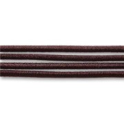 Sheathed elastic cord 1mm Brown x 19m|raw }}