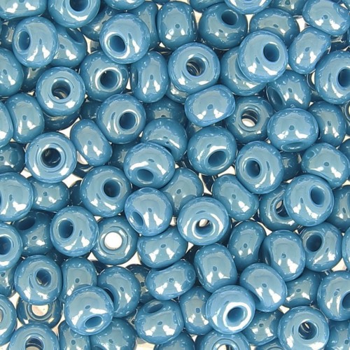 Preciosa Seed Beads 6/0 4 mm - Aqua Pearl x 20 g