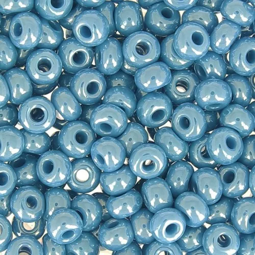 Preciosa Seed Beads 6/0 4 mm - Aqua Pearl x 20 g