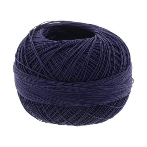 Cotton thread Lizbeth size 80 - Navy blue n°654 x168m