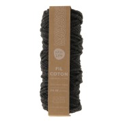 4mm Macramé cord in recycled cotton - Kesi Art - Charbonneux (n°01) x 45m|raw }}