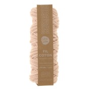 4mm Macramé cord in recycled cotton - Kesi Art - Nude (n°99) x 45m|raw }}