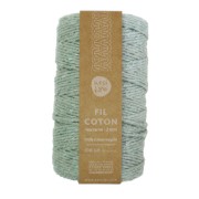 2mm Macramé cord in recycled cotton - Kesi Art - Tige (n°111) x60m|raw }}