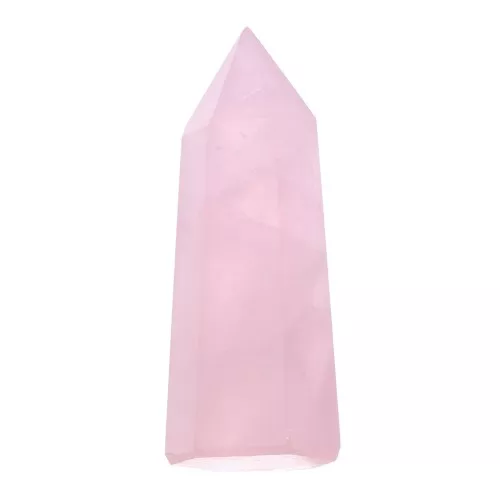 arrow-shaped Faceted Rose Quartz - gemstone - random size x1