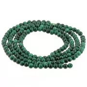 Perles rondes 2 mm pierre gemme - Malachite x39cm