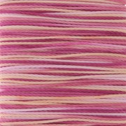 0.7mm Toho Amiet Thread - Pink variegated x20m