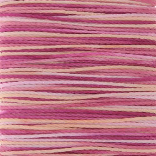 0.7mm Toho Amiet Thread - Pink variegated x20m