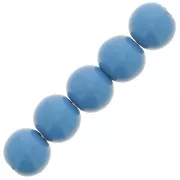 6mm Opaque resin bead - Lapis Blue x10