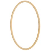26x16mm Oval Mounting and weaving ring - Gold Tone x1|raw }}