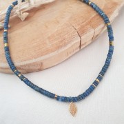 14x7mm Rhombus Charm filigree with Open Ring - Fine Gold plated x1