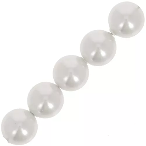 PureCrystal 5810 Pearls 6mm White Pearl x10