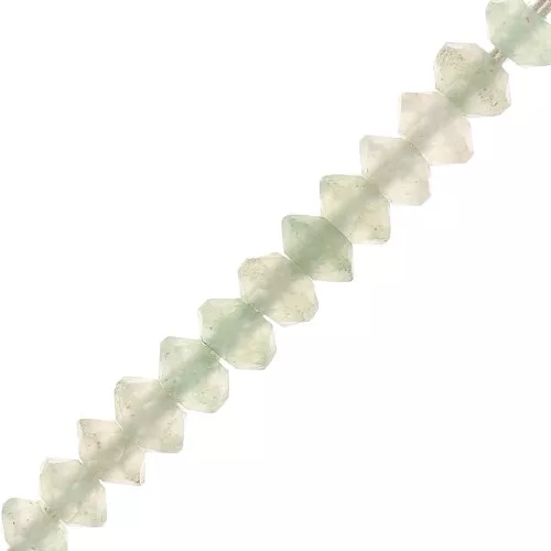 3x2mm Round faceted gemstone - Aventurine x20